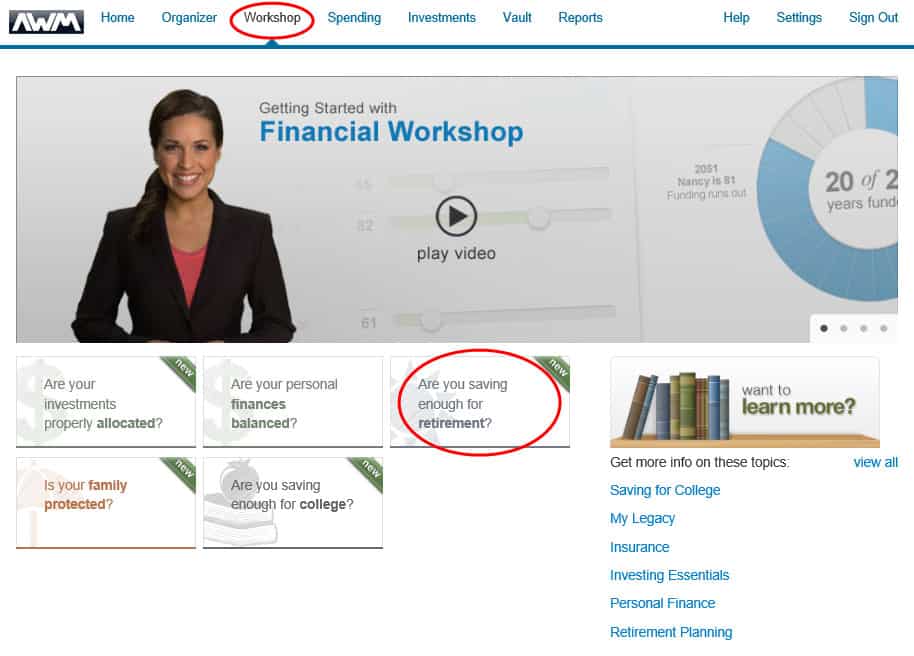 Amarillo Financial Advisor-Client-Facing Website Overview 3 Amarillo Financial Advisor-Client-Facing Website Overview 3